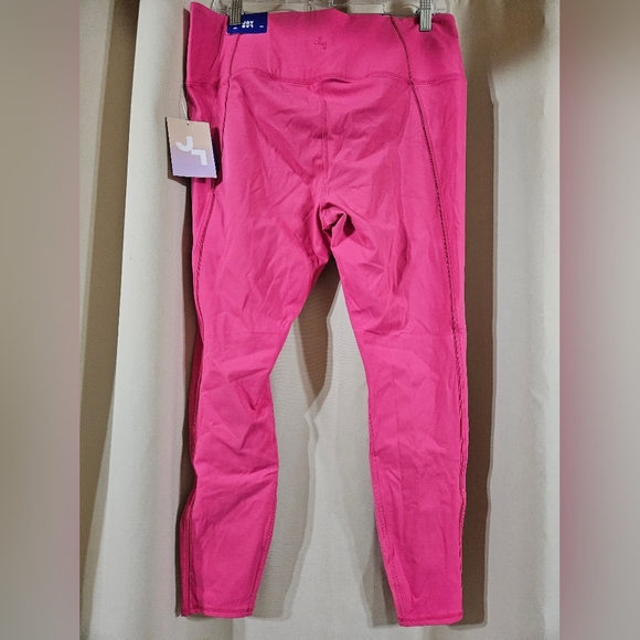 JoyLab XL Leggings Pink NWT High Rise Workout Running Pants - Picture 2 of 6